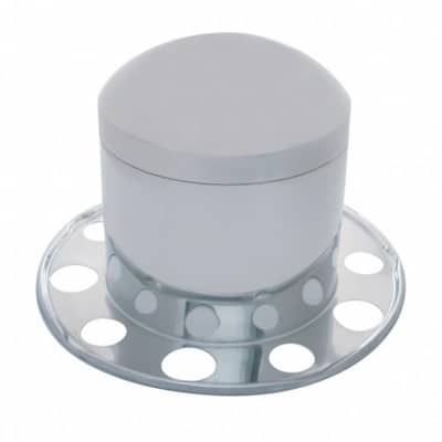 TrickToppers 10-Pack Chrome Spike Nut Covers - Press On For 11/16 Wrench Size - Car & Truck